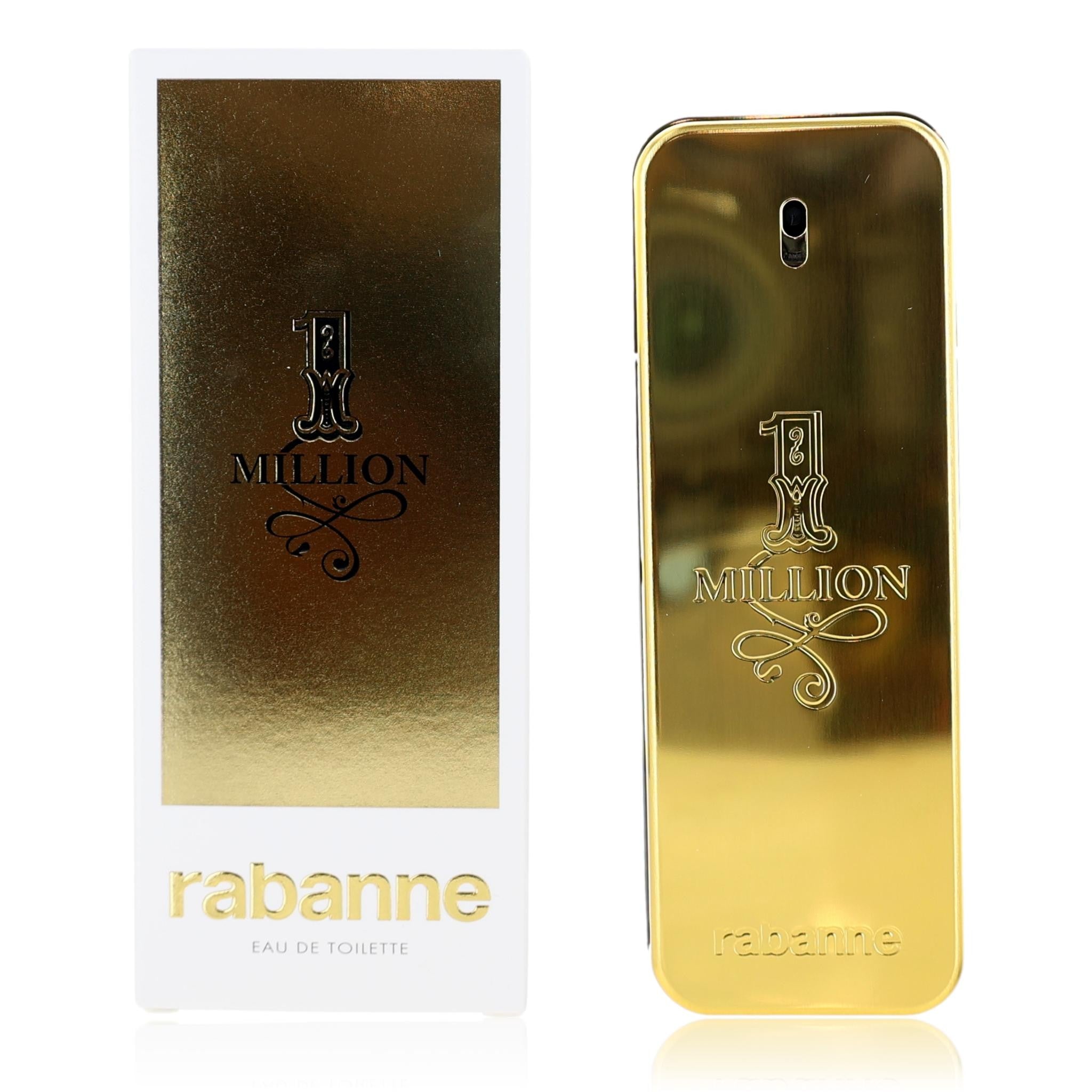 1 Million by Paco Rabanne, 3.4 oz Eau De Toilette Spray for Men