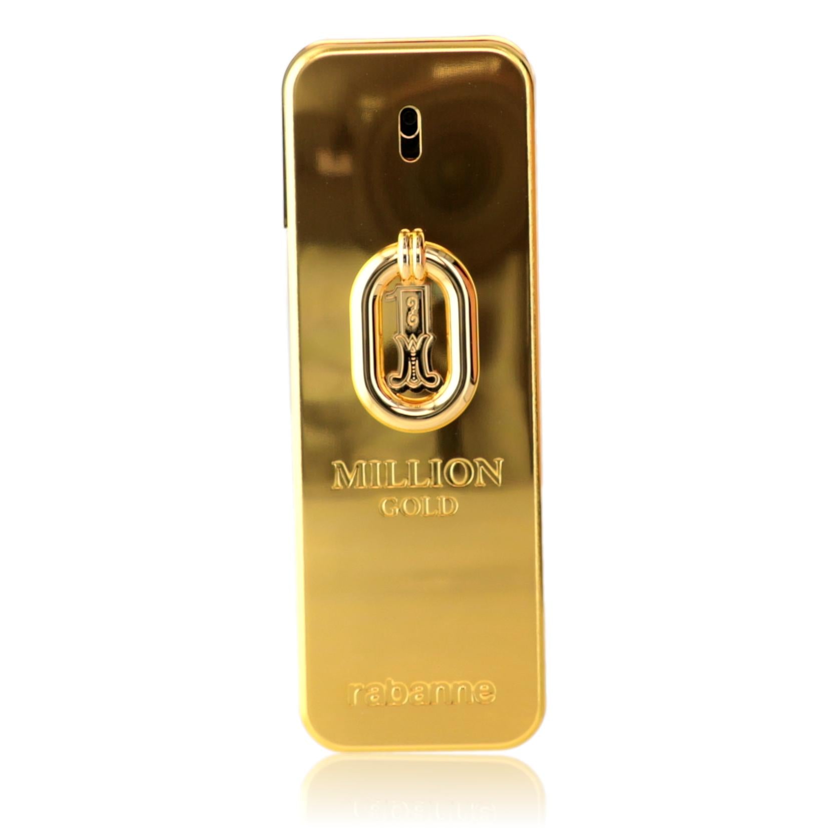 1 Million Gold by Paco Rabanne, 3.4 oz Eau de Parfum Intense spray for Men, UNBOXED