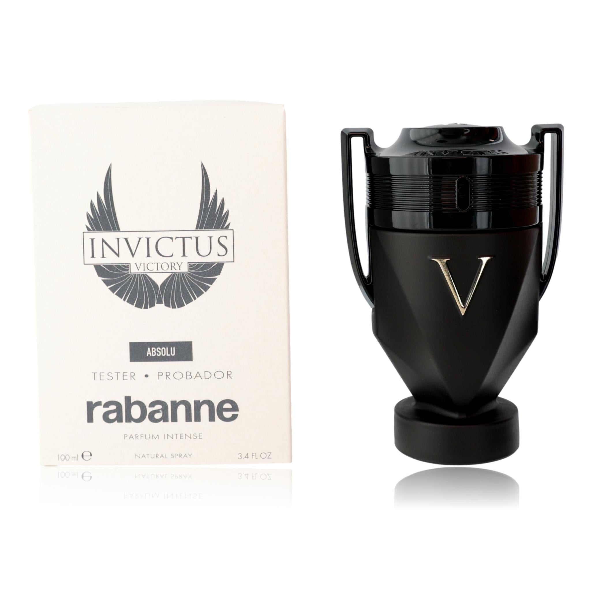 Invictus Victory Absolu by Paco Rabanne, 3.4 oz Parfum Intense spray for Men TESTER
