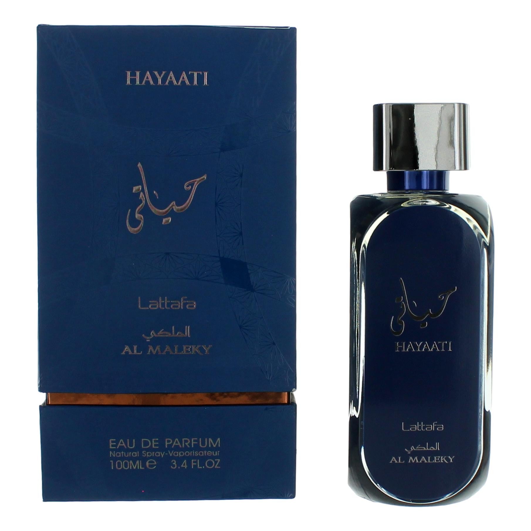 Hayaati Al Maleky by Lattafa, 3.4 oz Eau De Parfum Spray for Unisex