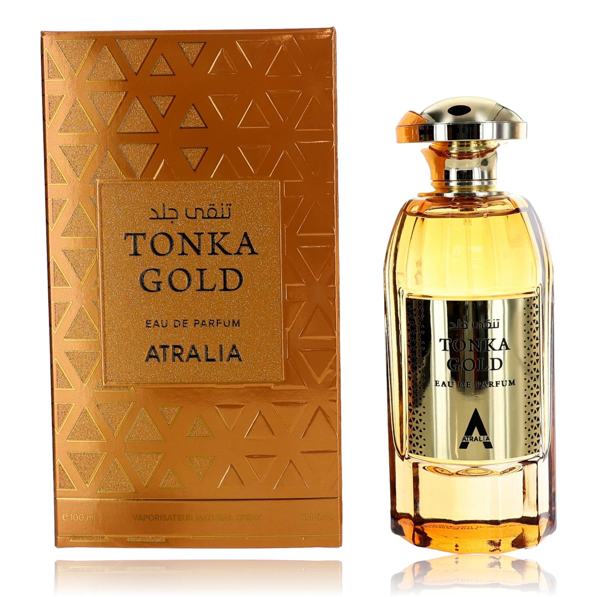 Tonka Gold by Atralia, 3.4 oz Eau De Parfum Spray for Unisex