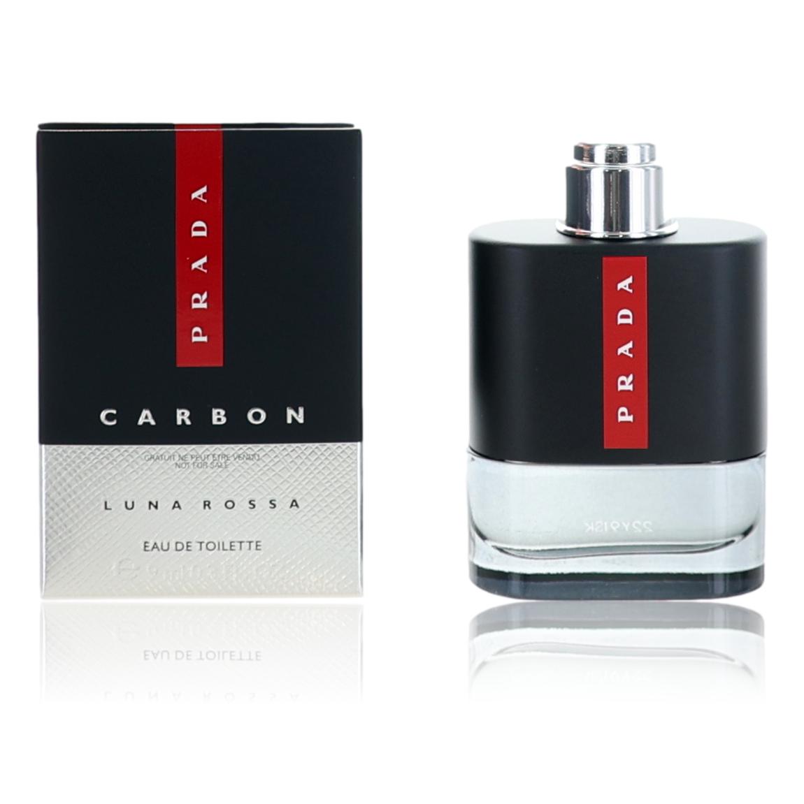 Prada Luna Rossa Carbon by Prada, 0.3 oz Eau de Toilette Spray for Men