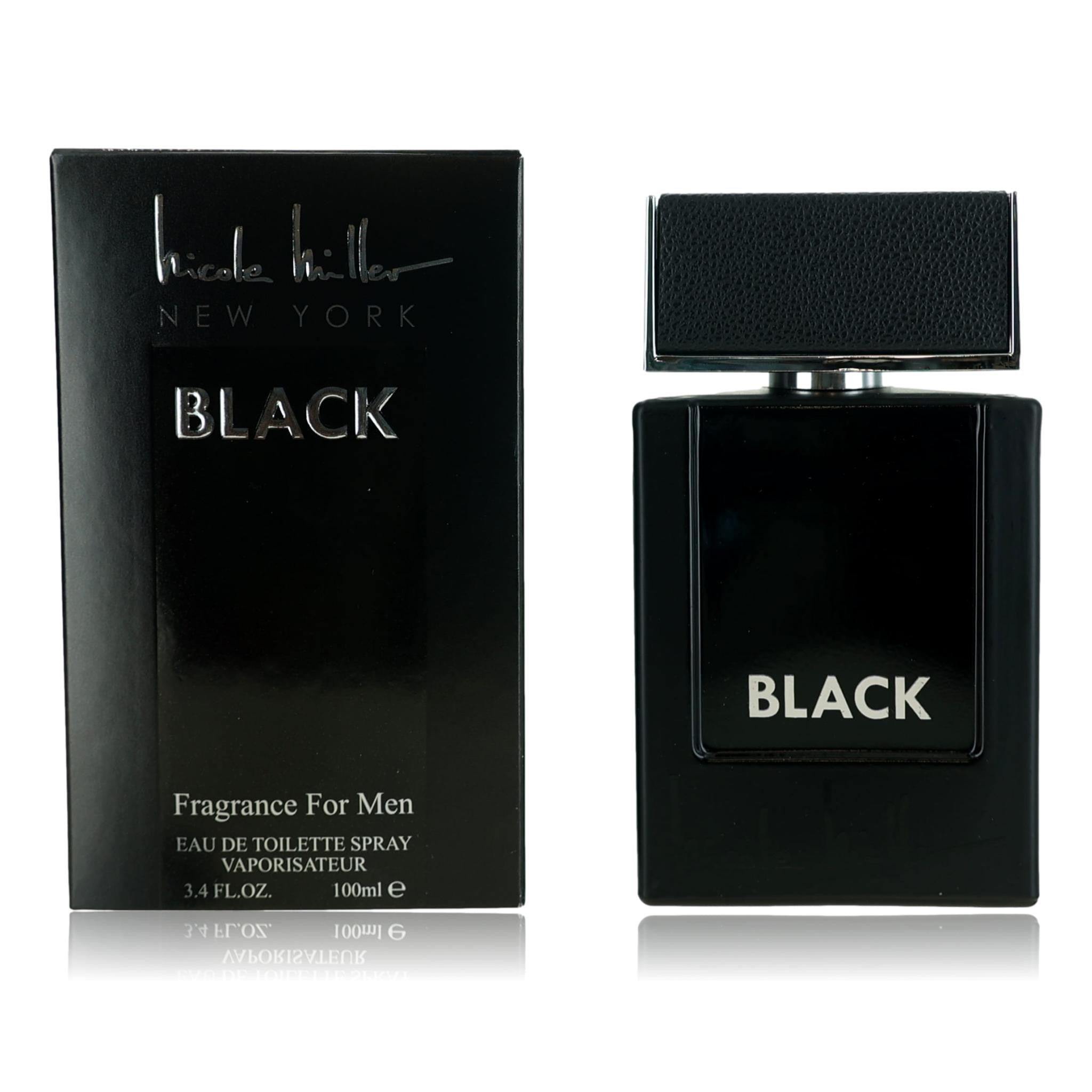 Nicole Miller Black by Nicole Miller, 3.4 oz Eau de Toilette Spray for Men