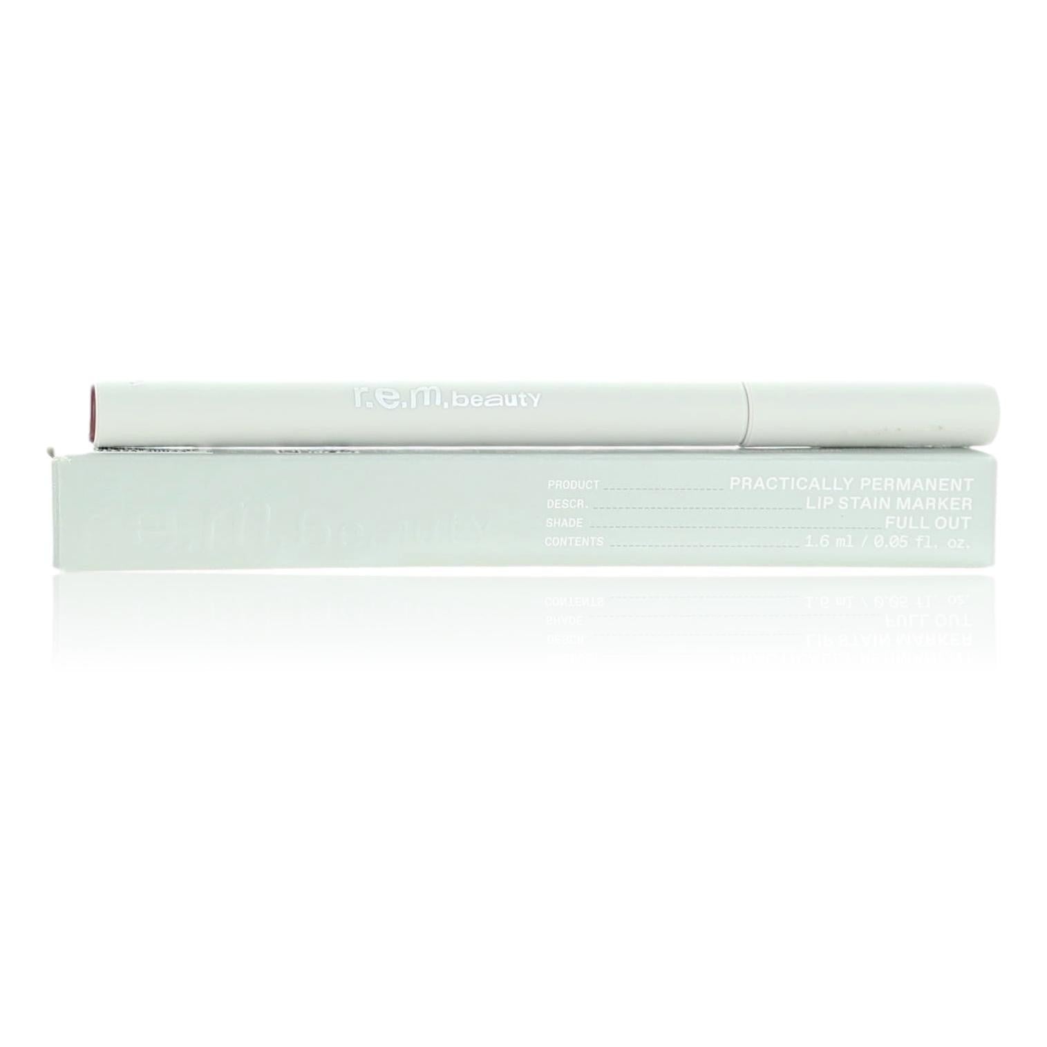 Practically Permanent Lip Stain Marker by r.e.m. beauty, 0.05 oz - Full Out
